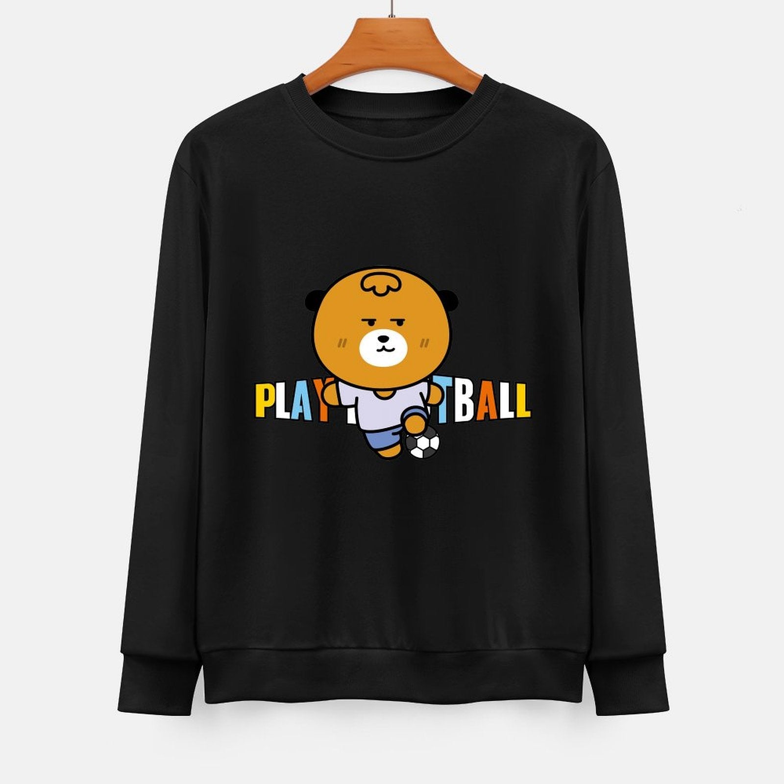 Front Patterned Long Sleeve TopEverydayComfort Design-Your-Own